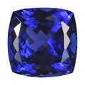 Certified and Appraised AAAA Tanzanite (Sqr Cush Free Size) 15.00 ctw - Sticky add to cart bar