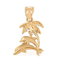 4th of July Special Deal Made in America 10K Yellow Gold 11.25x14.40mm Sun Pendant 1.80 Grams - Sticky add to cart bar
