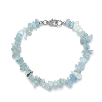 Mangoro Aquamarine Chips Bracelet in Sterling Silver (7.25 In) 60.00 ctw