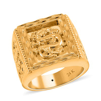 Memorial Day Doorbuster Deal 24K Yellow Gold Electroform Ring (Size 12.75) (5.80 g) (Del. in 10-15 Days)