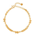 24K Yellow Gold Electroform 5mm Phoenix Tail Chain Bracelet (6.50-8.0In) 5.35 Grams - Sticky add to cart bar