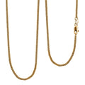 22K Yellow Gold Spiga Necklace 20 Inches 2.25 Grams - Sticky add to cart bar