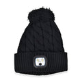 USB Rechargeable Waterproof LED Lighted Beanie Cap with Sherpa Lining and with Faux fur Baubble - Gray - Sticky add to cart bar