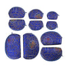 Royal Blue Flower Print