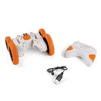 6 Channels Remote Control Swing Arm Stunt Car with Lights and Music (2xAA Not Included)