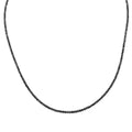 Certified & Appraised Rhapsody Black Diamond 24.00 ctw Beaded Necklace in 950 Platinum, 18 Inch Necklace, Black Diamond Necklace - Sticky add to cart bar