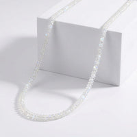 Certified & Appraised Iliana 18K Yellow Gold AAA Rainbow Moonstone Beaded Necklace 18 Inches 105.00 ctw
