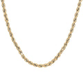 10K Yellow Gold 4mm Rope Chain Necklace 20 Inches 6.50 Grams - Sticky add to cart bar