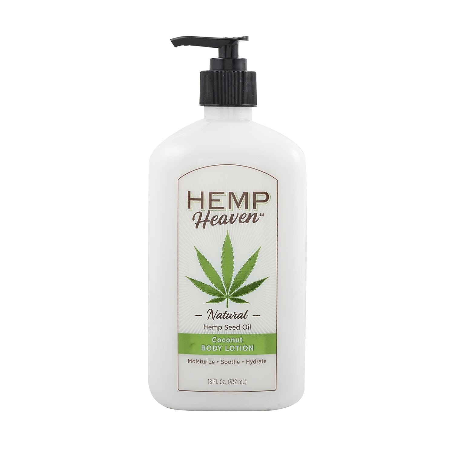 Hemp Heaven Coconut Lotion 18oz.