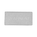 999 Platinum Bar 15x30x0.51mm 5 Grams - Sticky add to cart bar