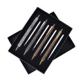 Livmore Set of 4 Silver, Gold, Gun and Rose Gold Color Crystal Pens with 4 Refills - Sticky add to cart bar
