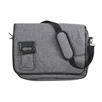 Solaire Gray Laptop Messenger Bag