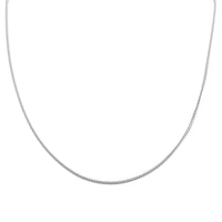 Italian Sterling Silver Franco Necklace 20 Inches 5.7 Grams
