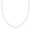 Italian Rhodium Over Sterling Silver Brillantina Necklace (18 Inches) (2 g) - Sticky add to cart bar