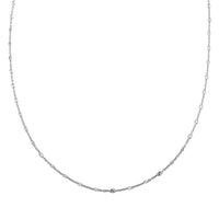 Italian Sterling Silver Necklace 18 Inches 2.80 Grams