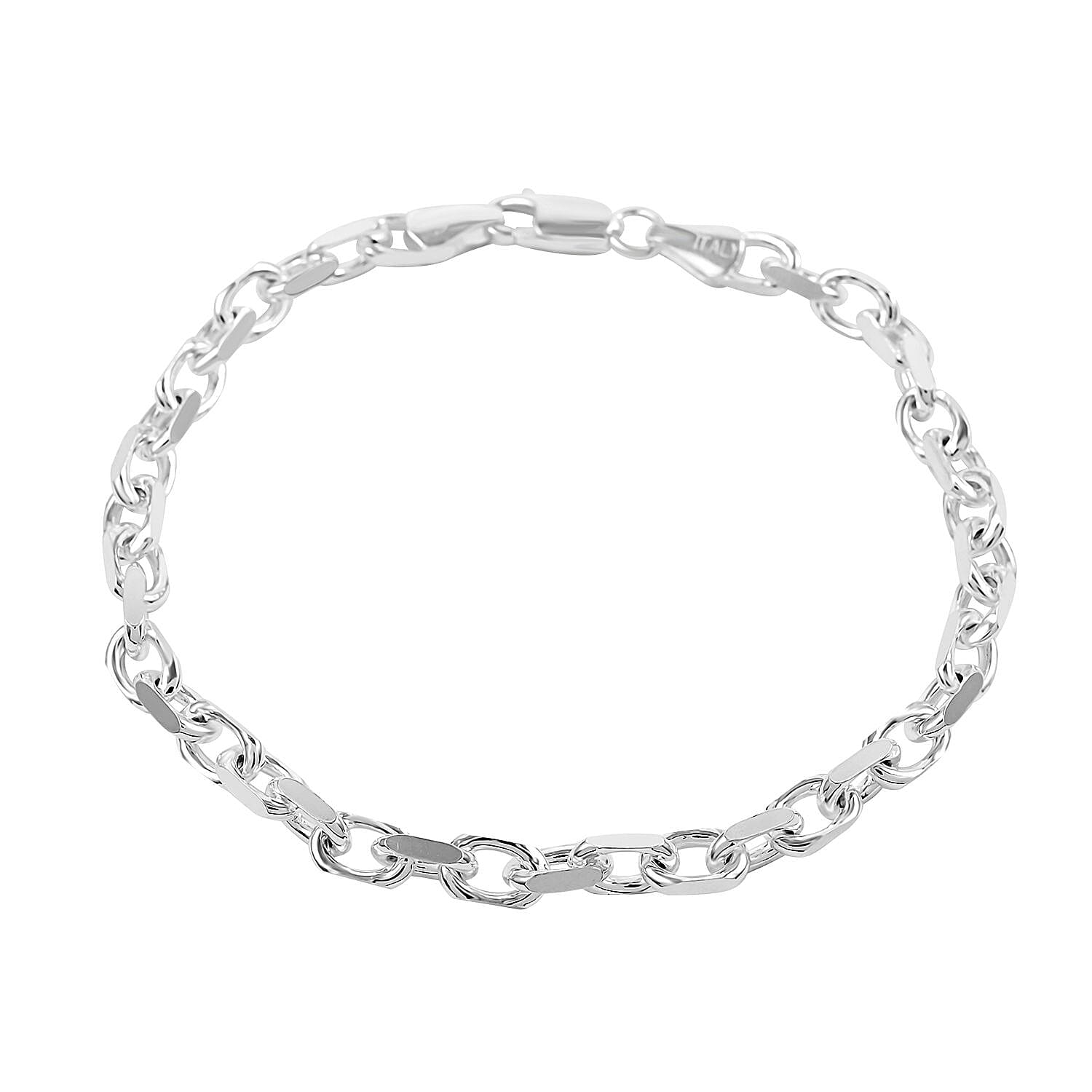 Italian Sterling Silver Bracelet (8.00 In) 10.90 Grams