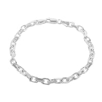 Italian Sterling Silver Bracelet (8.00 In) 10.90 Grams