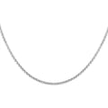 Italian Sterling Silver Round Box Necklace 18 Inches 3.60 Grams - Sticky add to cart bar