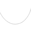 Made in Italy Italian Sterling Silver Curb Super Flat Necklace 18 Inches 5.40 Grams - Sticky add to cart bar