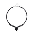 Green Aventurine Princess Necklace 18-20 Inches in Stainless Steel 196.50 ctw - Sticky add to cart bar