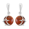 Baltic Amber Earrings in Sterling Silver - Sticky add to cart bar