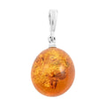 Baltic Amber Pendant in Sterling Silver - Sticky add to cart bar