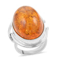 Amber Ring in Sterling Silver - Sticky add to cart bar