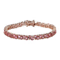 Premium Morro Redondo Pink Tourmaline Bracelet in Vermeil Rose Gold Over Sterling Silver (6.50 In) 9.90 ctw - Sticky add to cart bar
