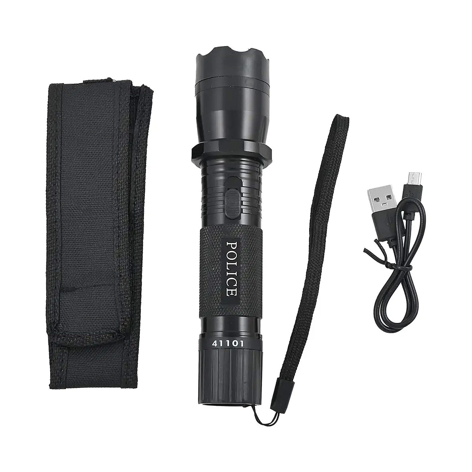 Black LED Flashlight & Stun Gun