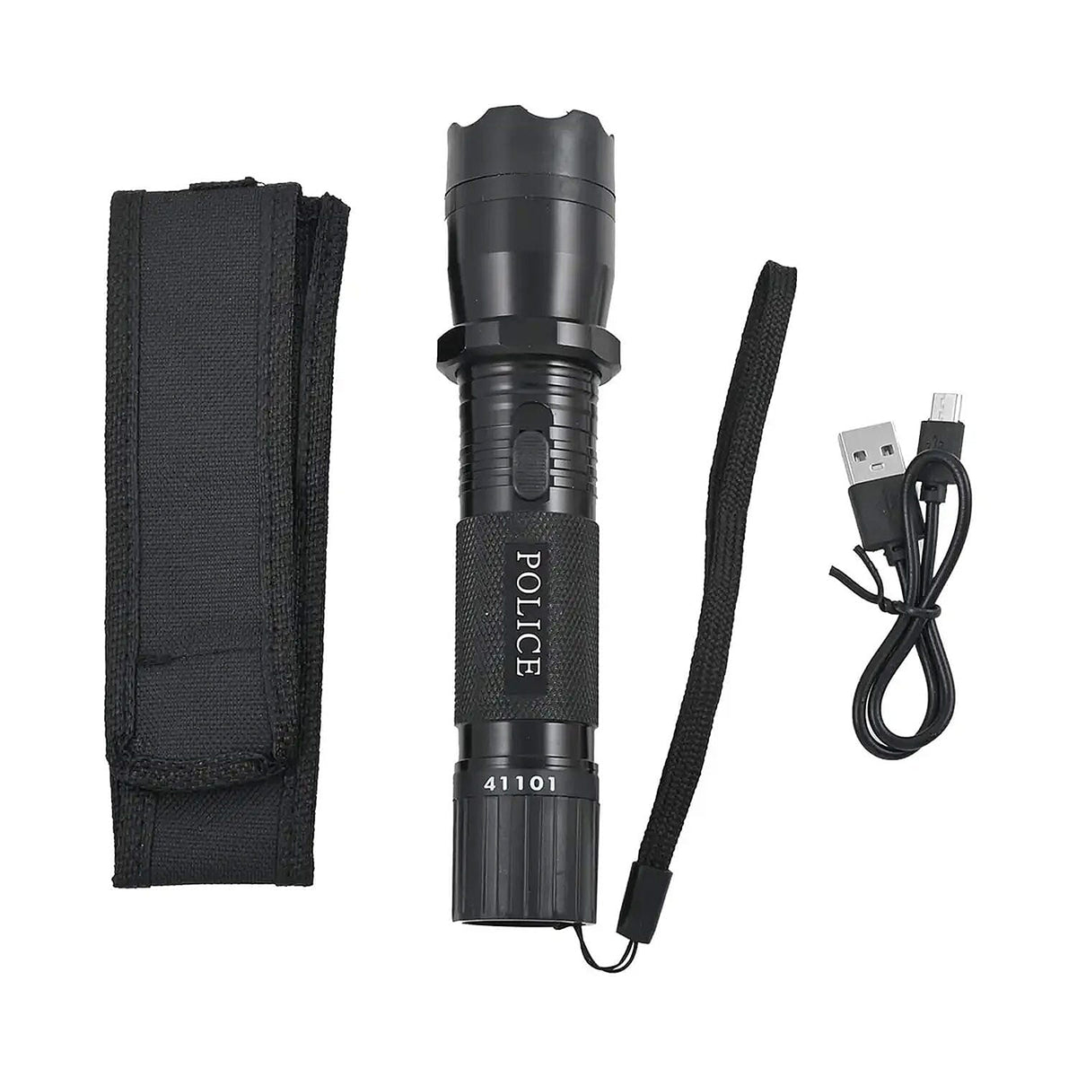 Black LED Flashlight & Stun Gun
