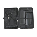 Doorbuster 20 in 1 Stainless Steel Manicure Grooming kit - Purple (6.1"x2.8"x0.98") - Sticky add to cart bar