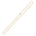 24K Yellow Gold 2mm Link Chain Necklace 20 Inches 3.65 Grams - Sticky add to cart bar
