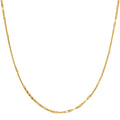 24K Yellow Gold 2mm X Link Chain Necklace 20 Inches 3.10 Grams - Sticky add to cart bar