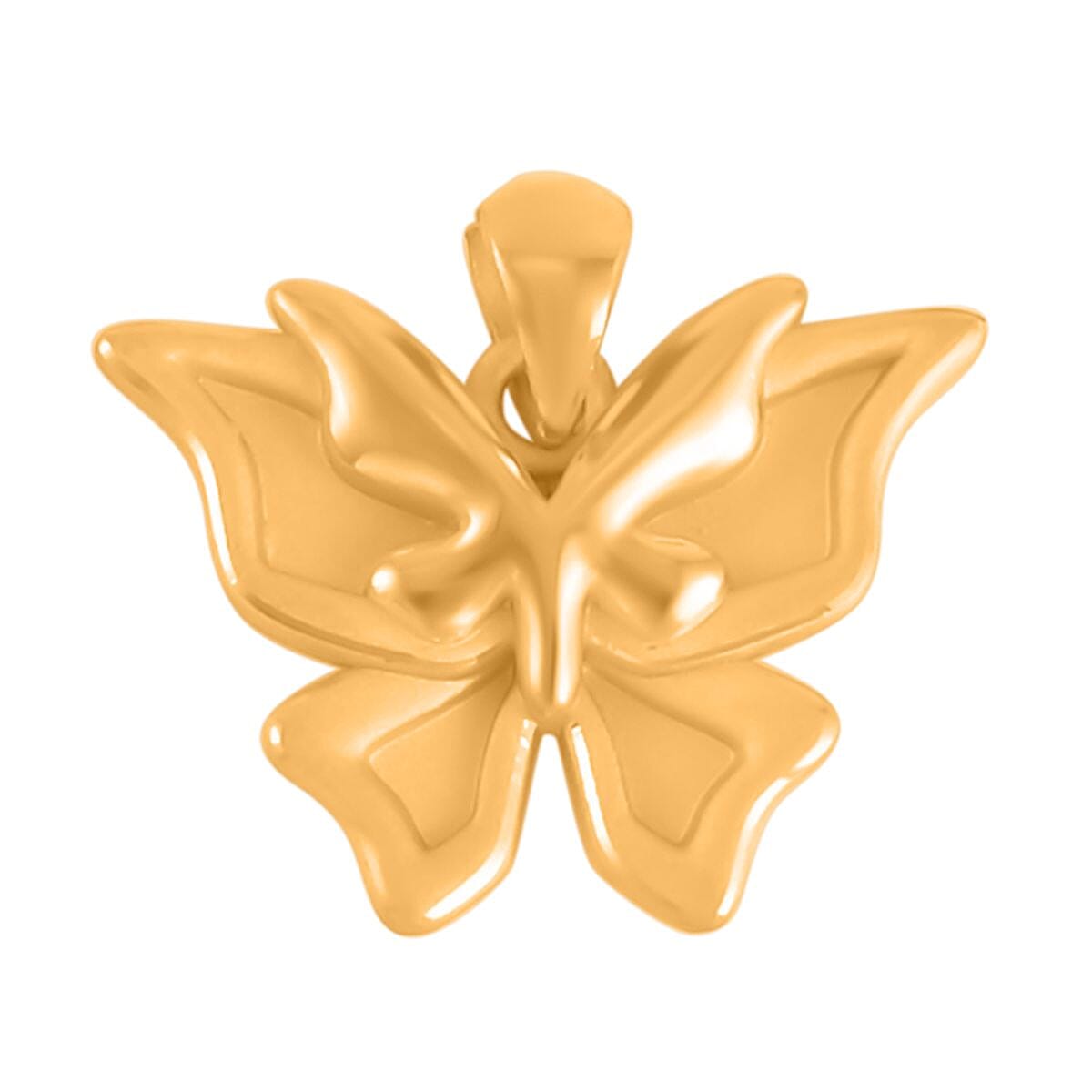 Electroform Butterfly Pendant in 24K Yellow Gold 2.10 Grams
