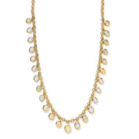 Premium Ethiopian Welo Opal Necklace 18 Inches in Vermeil Yellow Gold Over Sterling Silver 10.00 ctw