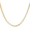 10K Yellow Gold 3mm Rope Chain Necklace 20 Inches 8.20 Grams - Sticky add to cart bar