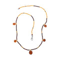 Multi Color Amber Necklace 28 Inches in Sterling Silver - Sticky add to cart bar