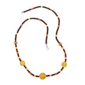 Multi Color Amber Necklace 27 Inches in Sterling Silver - Sticky add to cart bar