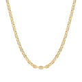 14K Yellow Gold 3mm Filk Chain Necklace 18 Inches 4.45Grams - Sticky add to cart bar