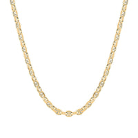 14K Yellow Gold 3mm Filk Chain Necklace 18 Inches 4.45Grams