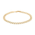 10K Yellow Gold 6.5mm Curb Bracelet (8.00 In) 5.5 Grams - Sticky add to cart bar