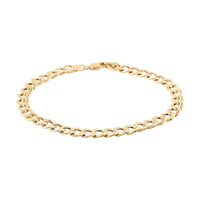 10K Yellow Gold 6.5mm Curb Bracelet (8.00 In) 5.5 Grams