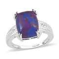 Mojave Purple Turquoise Solitaire Ring in Sterling Silver 3.50 ctw (Size 10.0) 4.25 ctw - Sticky add to cart bar