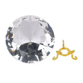 Transparent Decorative Diamond Shaped Crystal with Stand (4.72") - Sticky add to cart bar