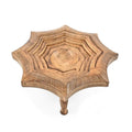 Apple Shape Hand Carved Mango Wood Spring Tray with Small Legs (10"x8") - Sticky add to cart bar
