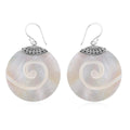 Mother of Pearl Earrings in Sterling Silver - Sticky add to cart bar