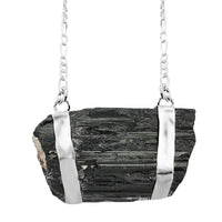 Tourmaline Necklace 32-34 Inches in Silvertone 82.85 ctw