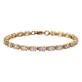 African Amethyst Bracelet in ION Plated YG Stainless Steel (7.25 In) 9.25 ctw - Sticky add to cart bar