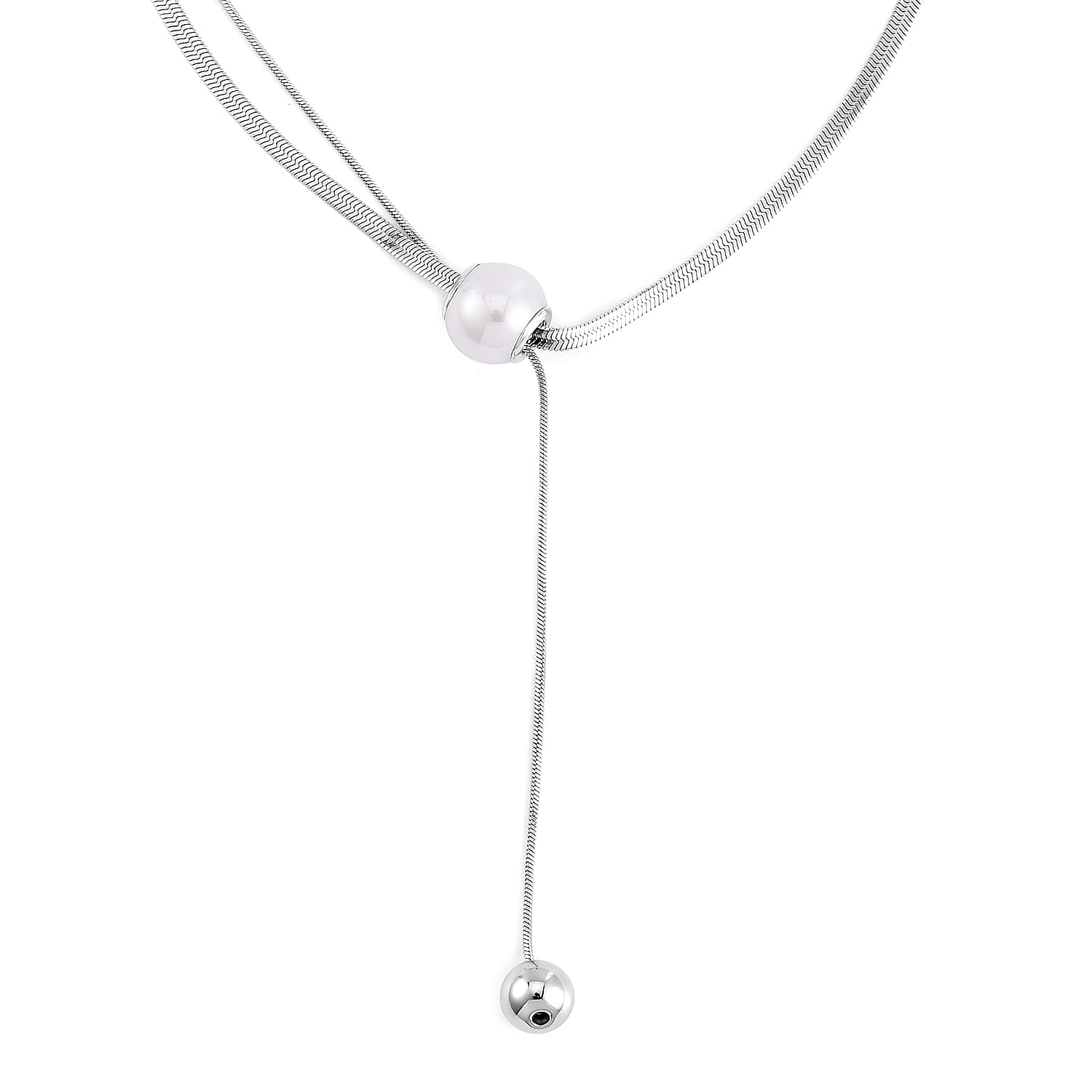 White Shell Pearl Necklace