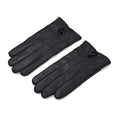 Blue Sheep Leather Gloves with first 2 fingers Screen Touch - Sticky add to cart bar